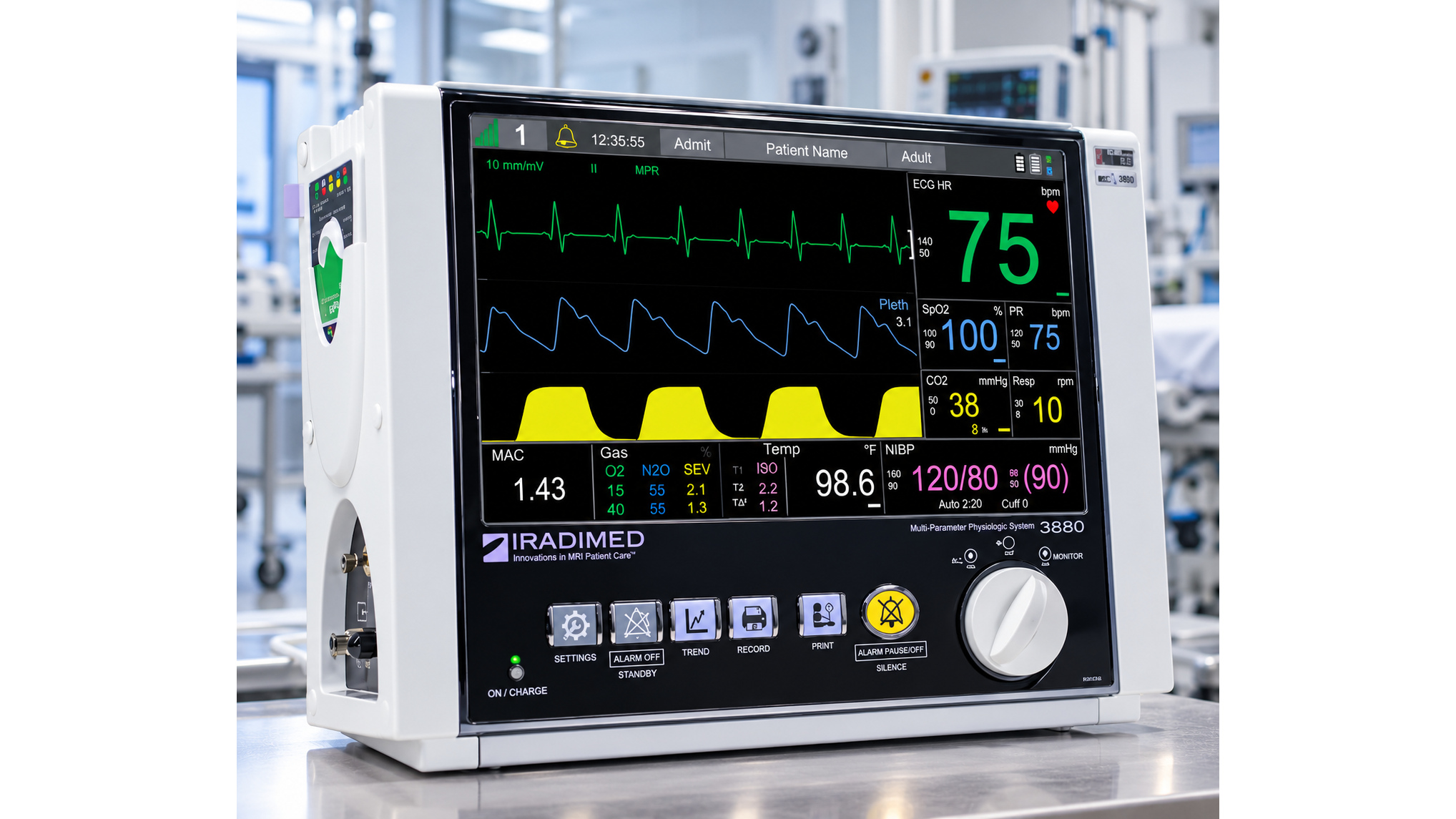 02 IRADIMED 3880 ICU Patient Monitor